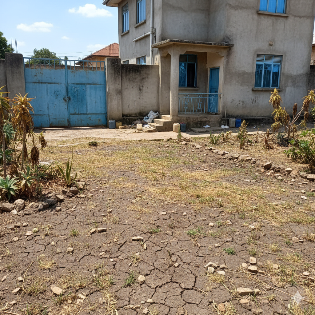 Beautifully landscaped residential garden with flowers and a pathway